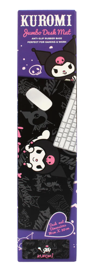 Stylish Hello Kitty & Friends Kuromi-themed Large-sized Desk Mat for Workspace Decoration