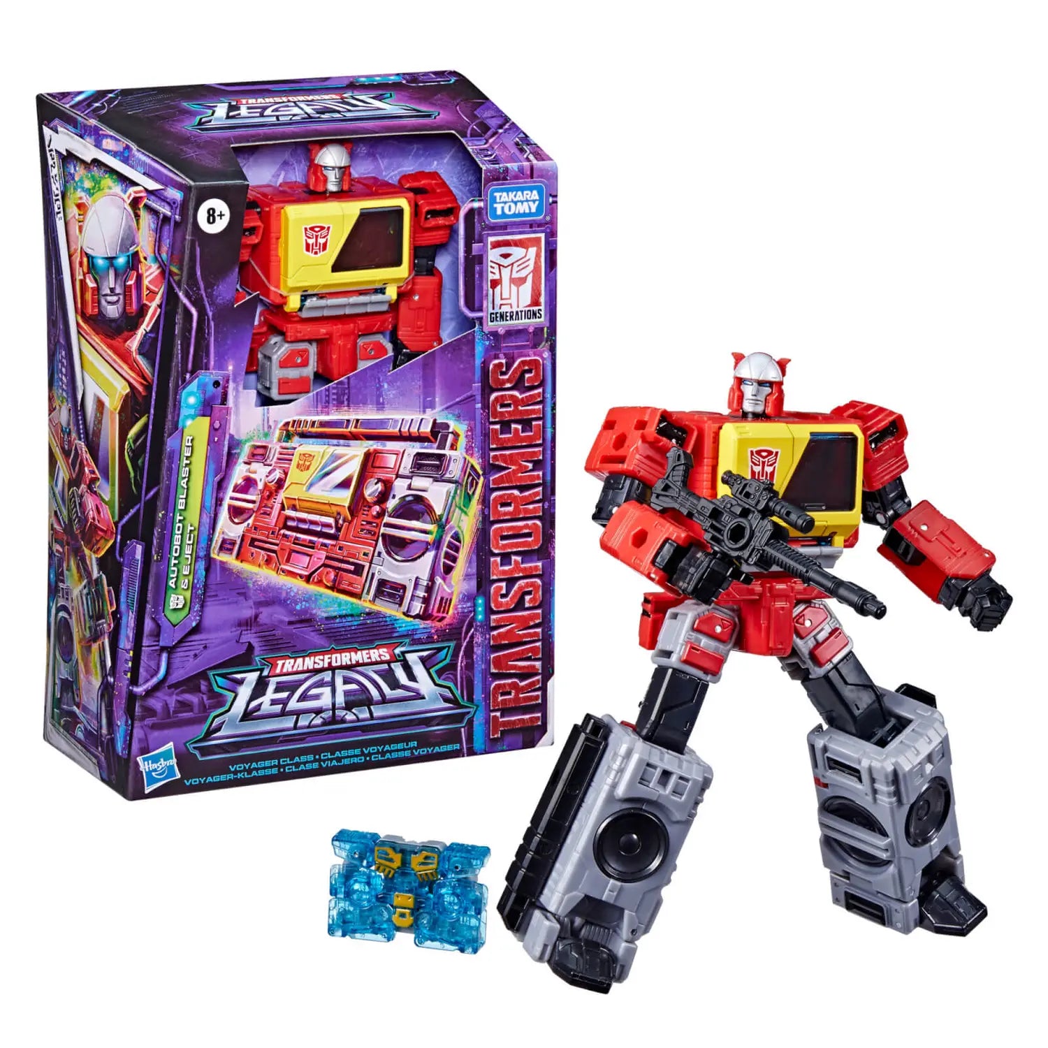 Hasbro Transformers Generations Legacy Voyager Autobot Blaster & Eject 7 - inch Action Figures