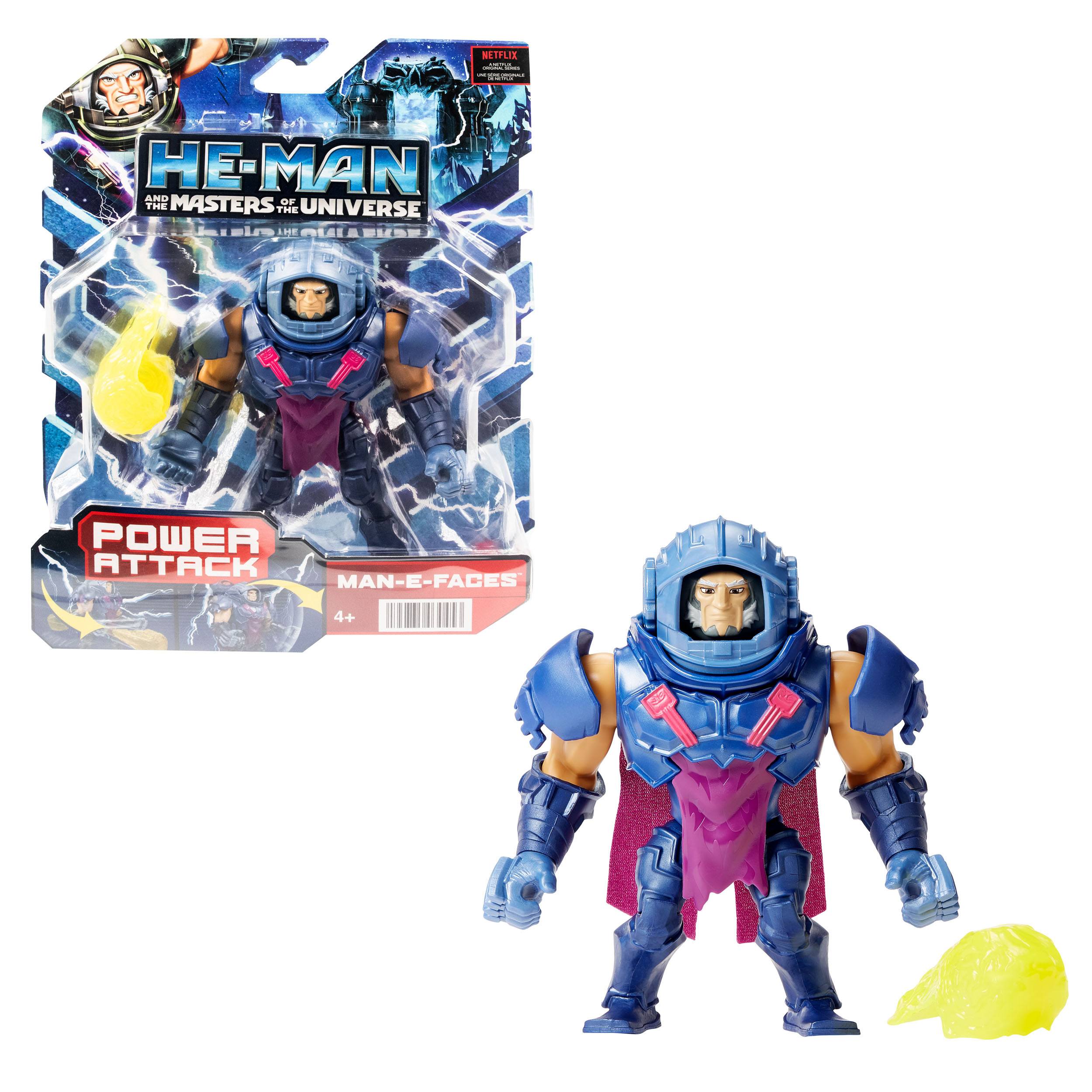 Collectible He-Man and the Masters of the Universe Man-E-Faces Action Figure Toy with Accessories
