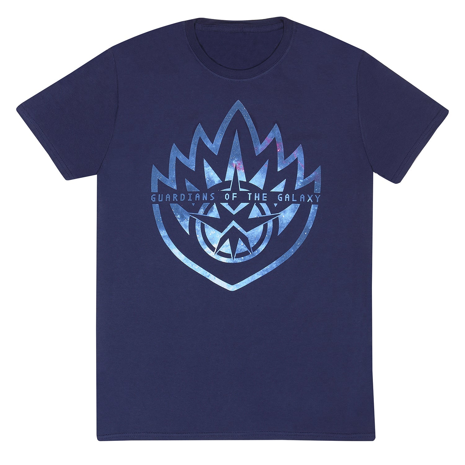 Marvel Guardians of the Galaxy Vol 3 Neo Stylish Groot Insignia Black Cotton Unisex T - Shirt
