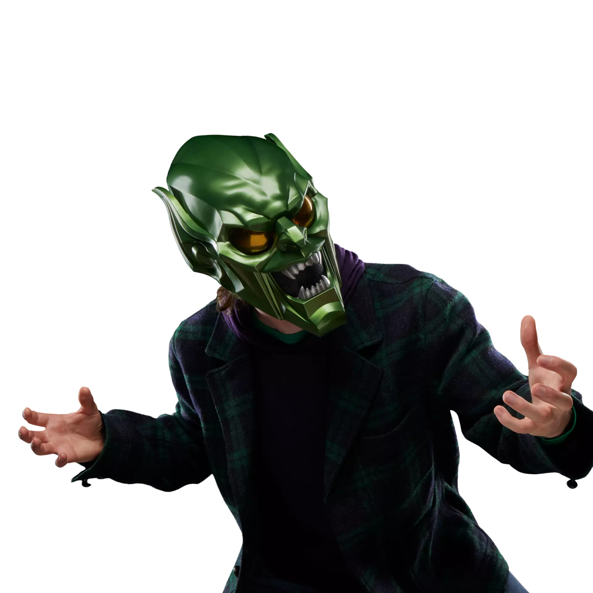 High - Quality Marvel Legends Series Roleplay Green Goblin Helmet