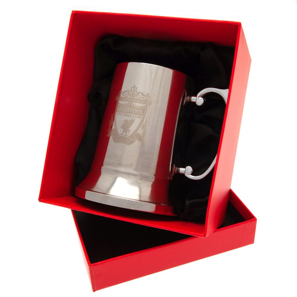 High - Quality Stainless Steel Liverpool FC Crest Tankard