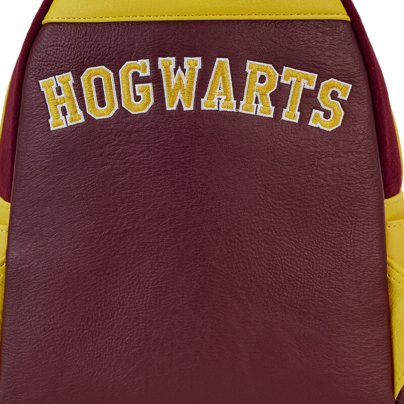 Loungefly Licensed Harry Potter Gryffindor House Crest Varsity Style Mini Backpack for Fandom Lovers