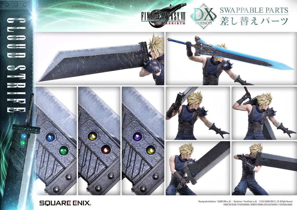 Final Fantasy VII Rebirth Square Enix Masterline Cloud Strife 1/4 Scale Deluxe Statue