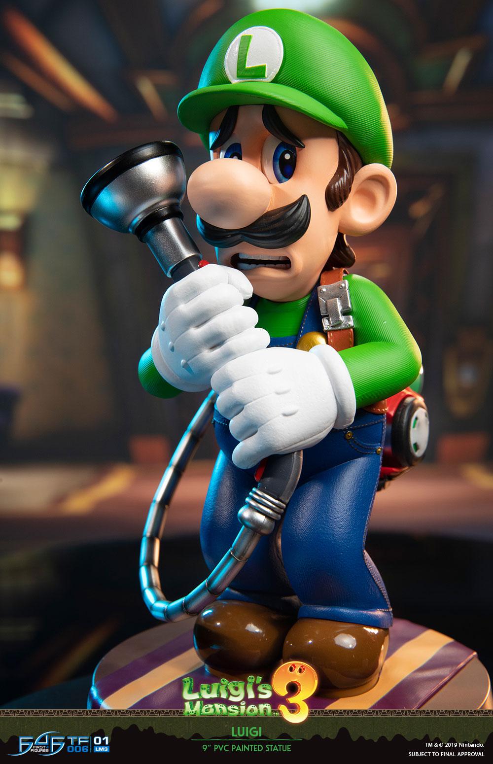 First4Figure 9-Inch Luigi Statue from Luigi's Mansion 3 PVC Collectible Figurine