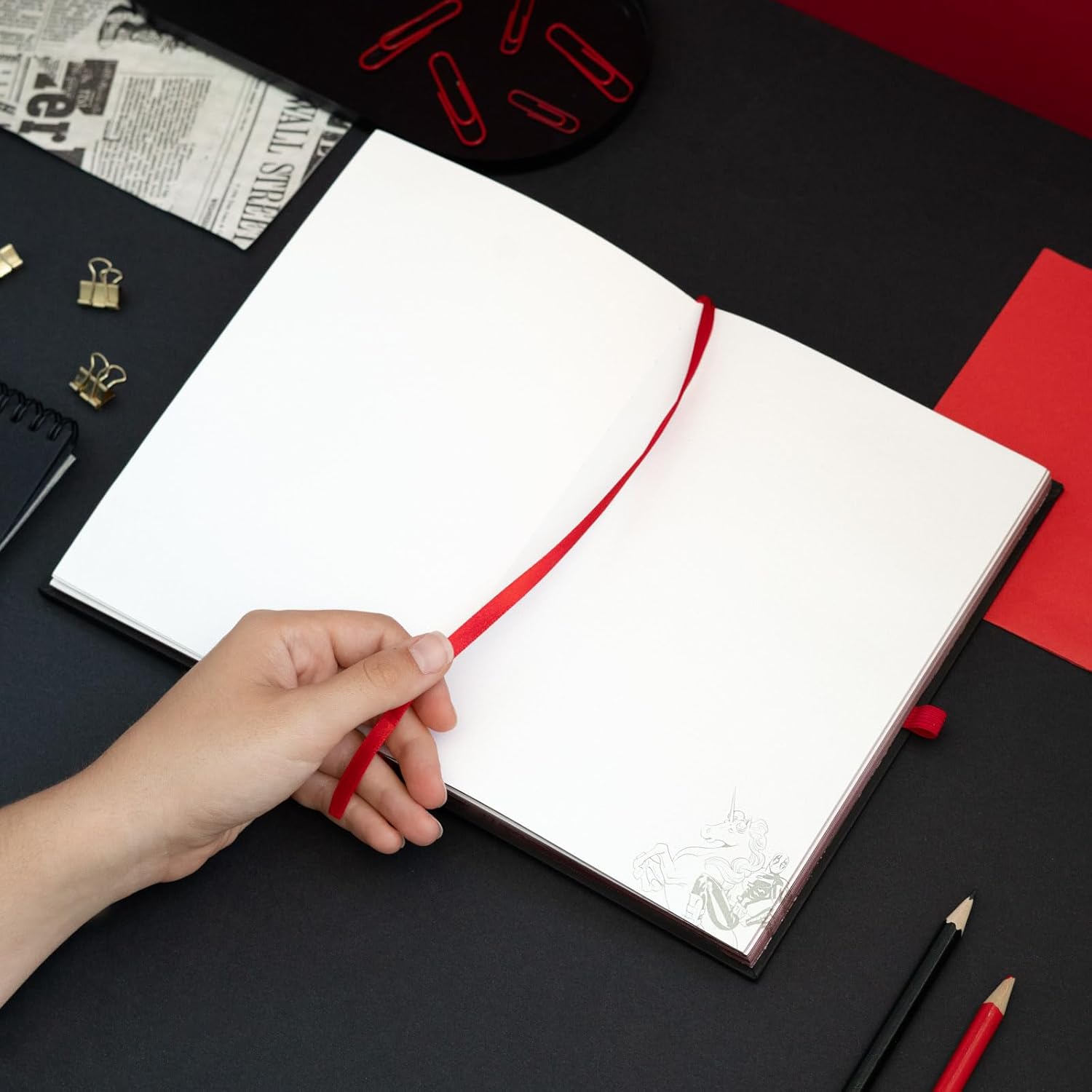Premium Marvel Deadpool Themed A5 Notebook Featuring LED Lights on the Cover