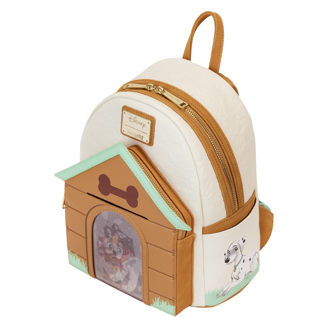 Loungefly Disney Adorable Dogs Triple Lenticular Vegan Leather Mini Backpack