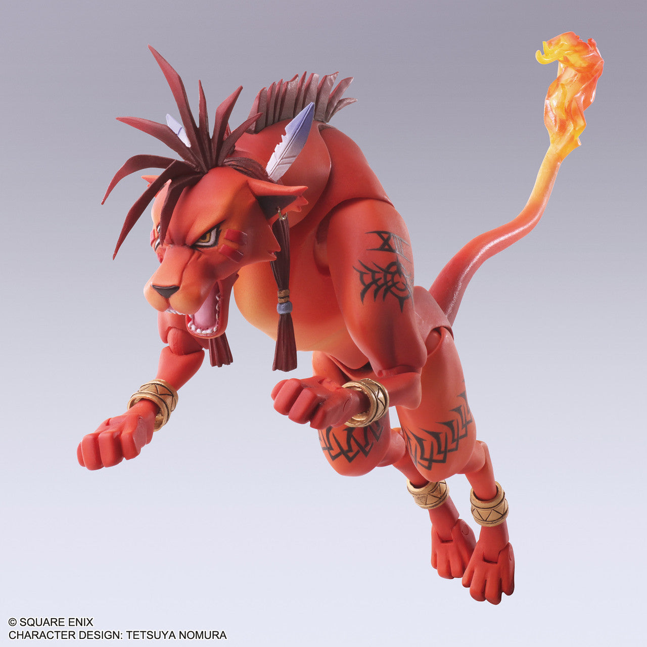 BRING ARTS Red XIII Action Figure from Final Fantasy VII with Interchangeable Hands
