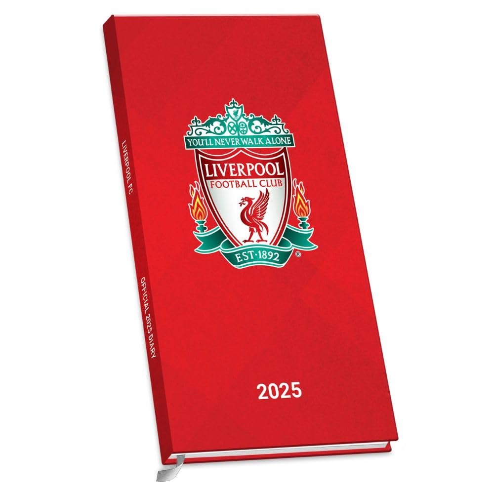 2025 Liverpool Football Club Slim Weekly View Diary