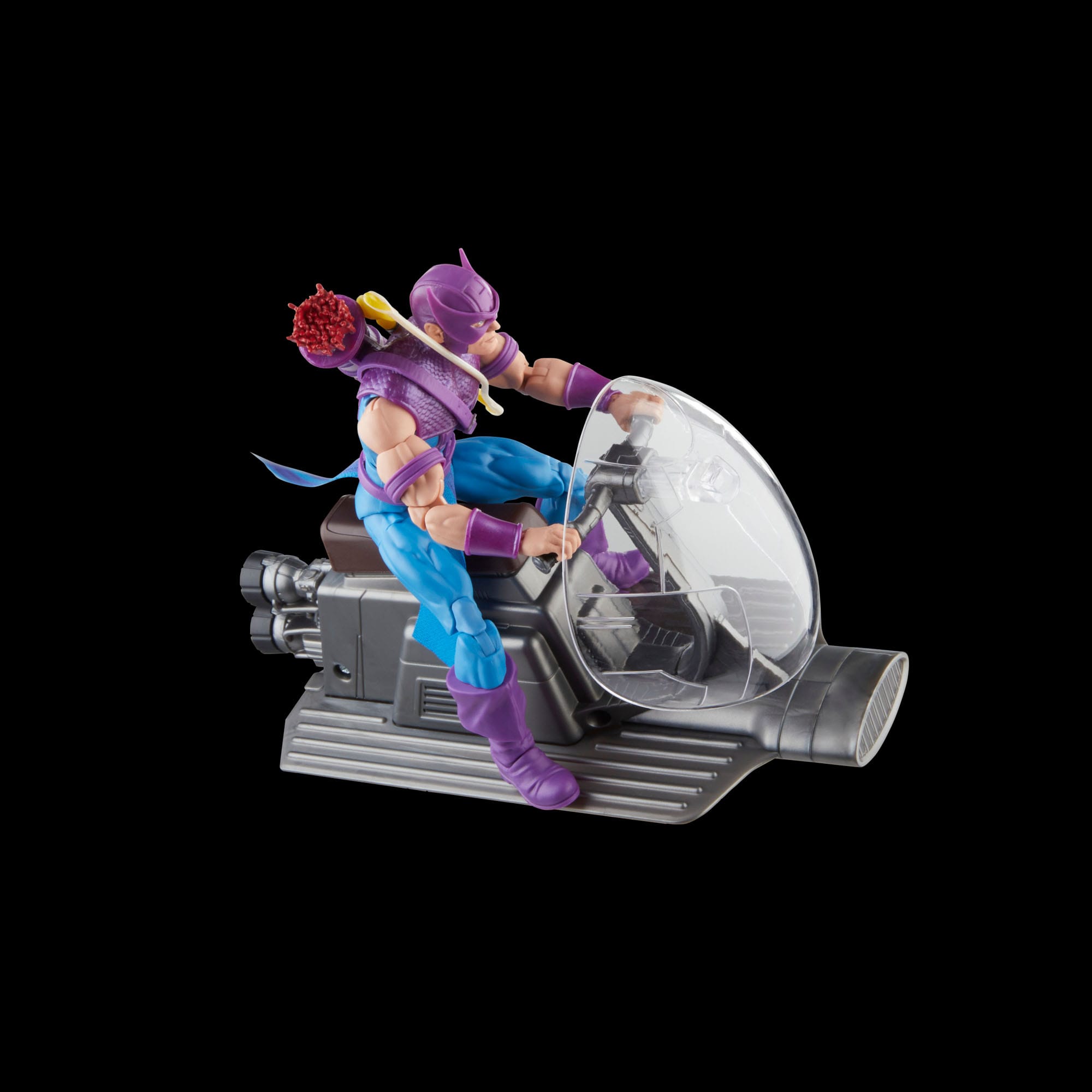 Hasbro's 6 - inch Marvel Legends Series Hawkeye with Sky - Cycle Collectible