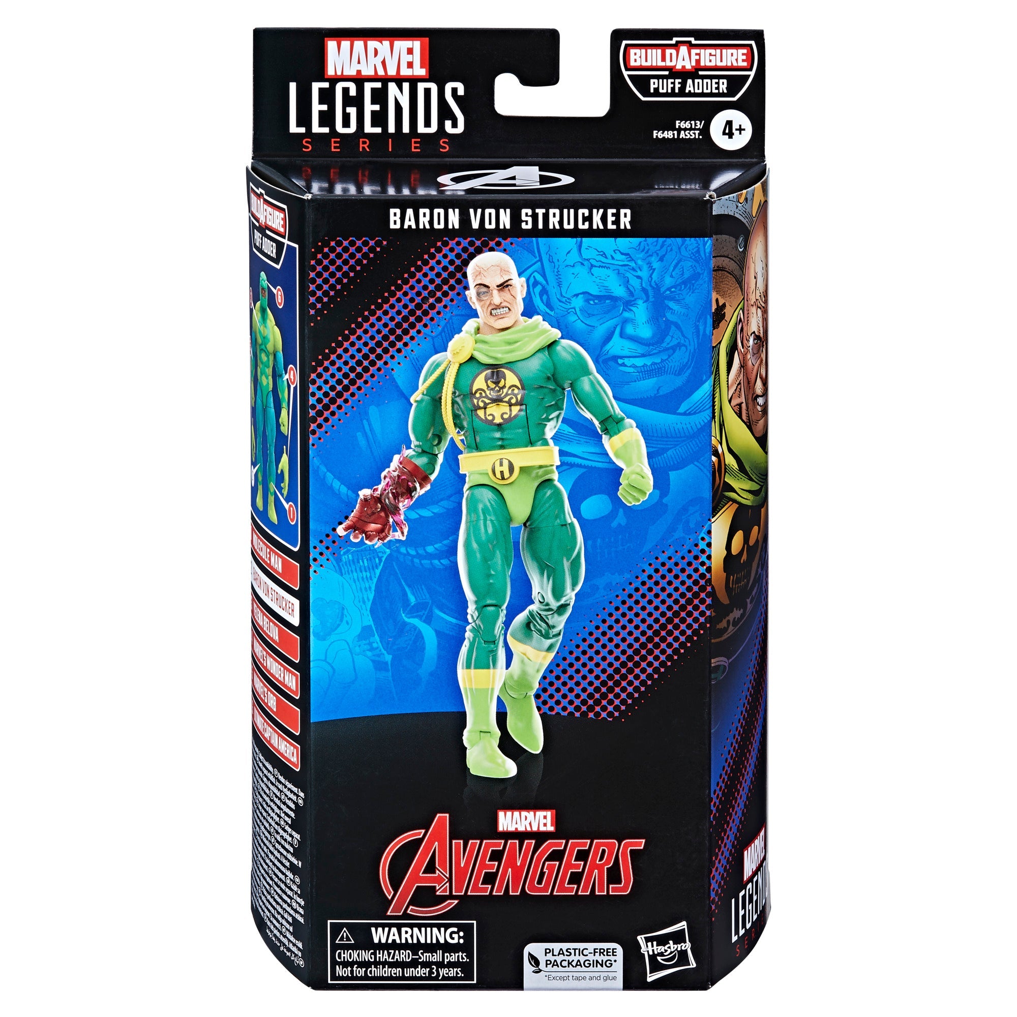 Hasbro Marvel Legends Series: 6-Inch Baron Von Strucker Classic Comic Action Figure