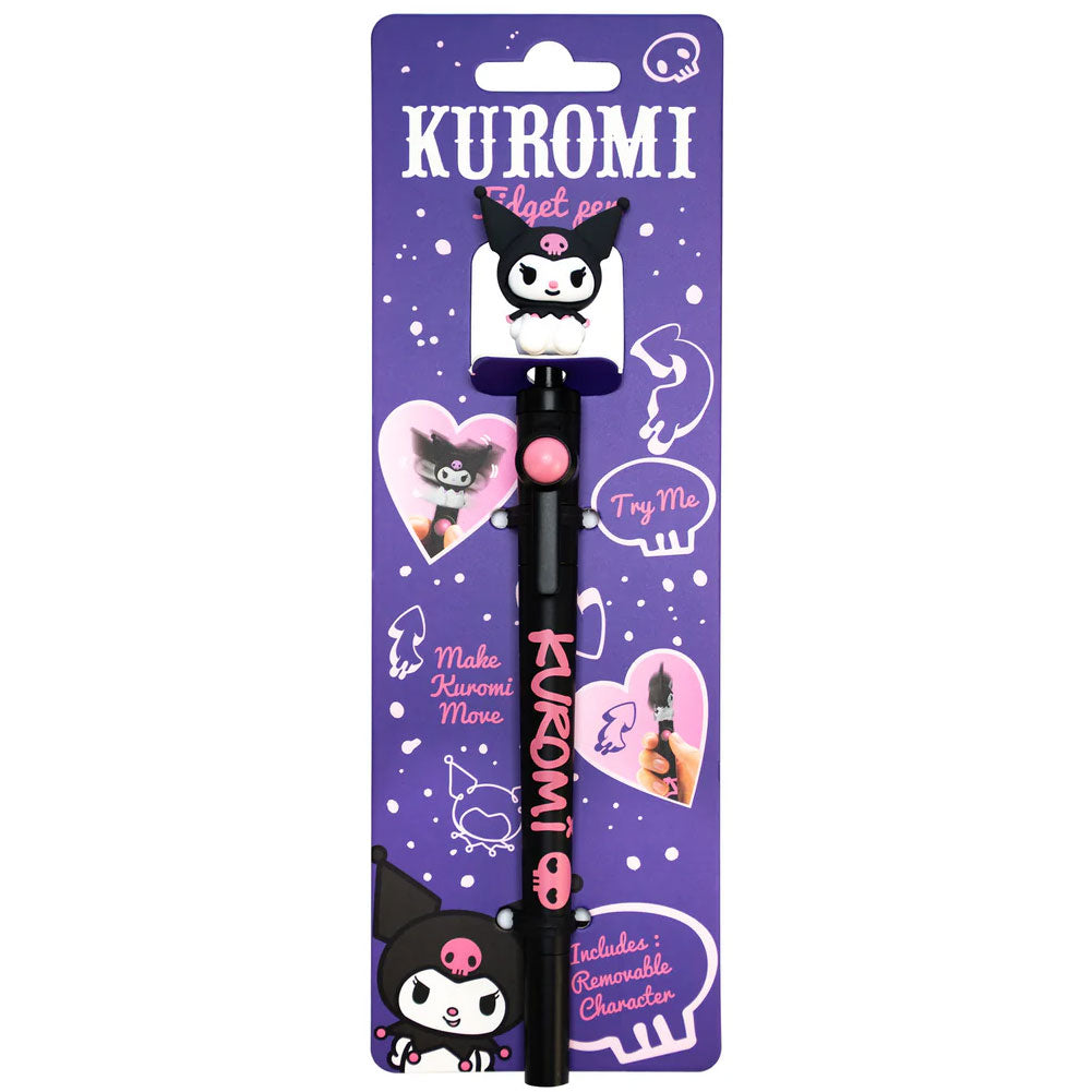 Hello Kitty & Friends Collection Kuromi-themed Fidget Roller Ball Pen for Stationery Enthusiasts