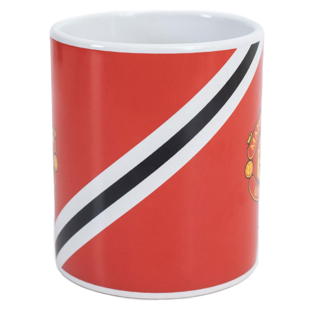 Gorgeous Manchester United FC Striped Ceramic Coffee Mug