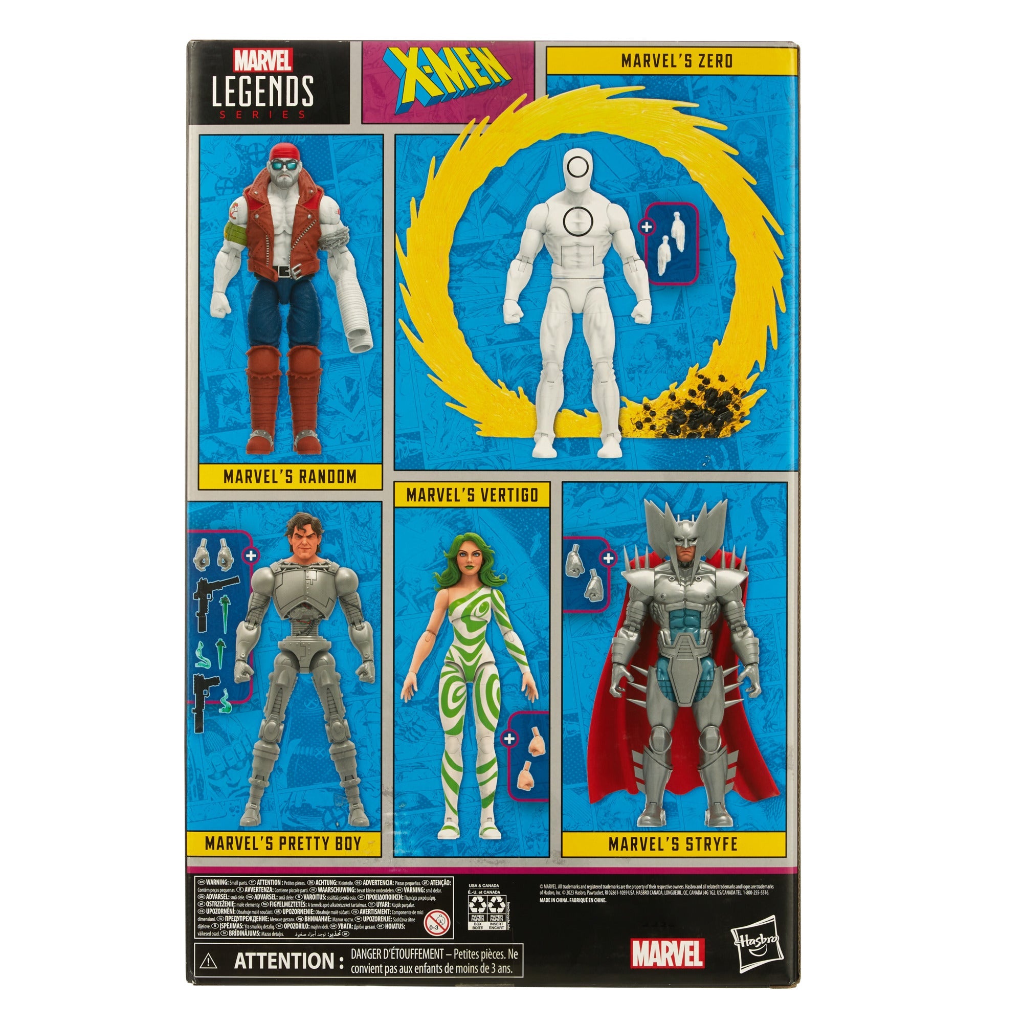 Hasbro Marvel Legends Series: 6 - Inch X - Men Villains Collectible Action Figures