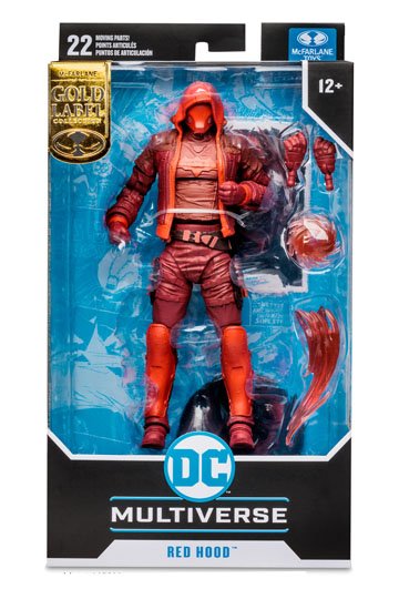 Exclusive McFarlane DC Red Hood Monochromatic Gold Label Action Figure Toy