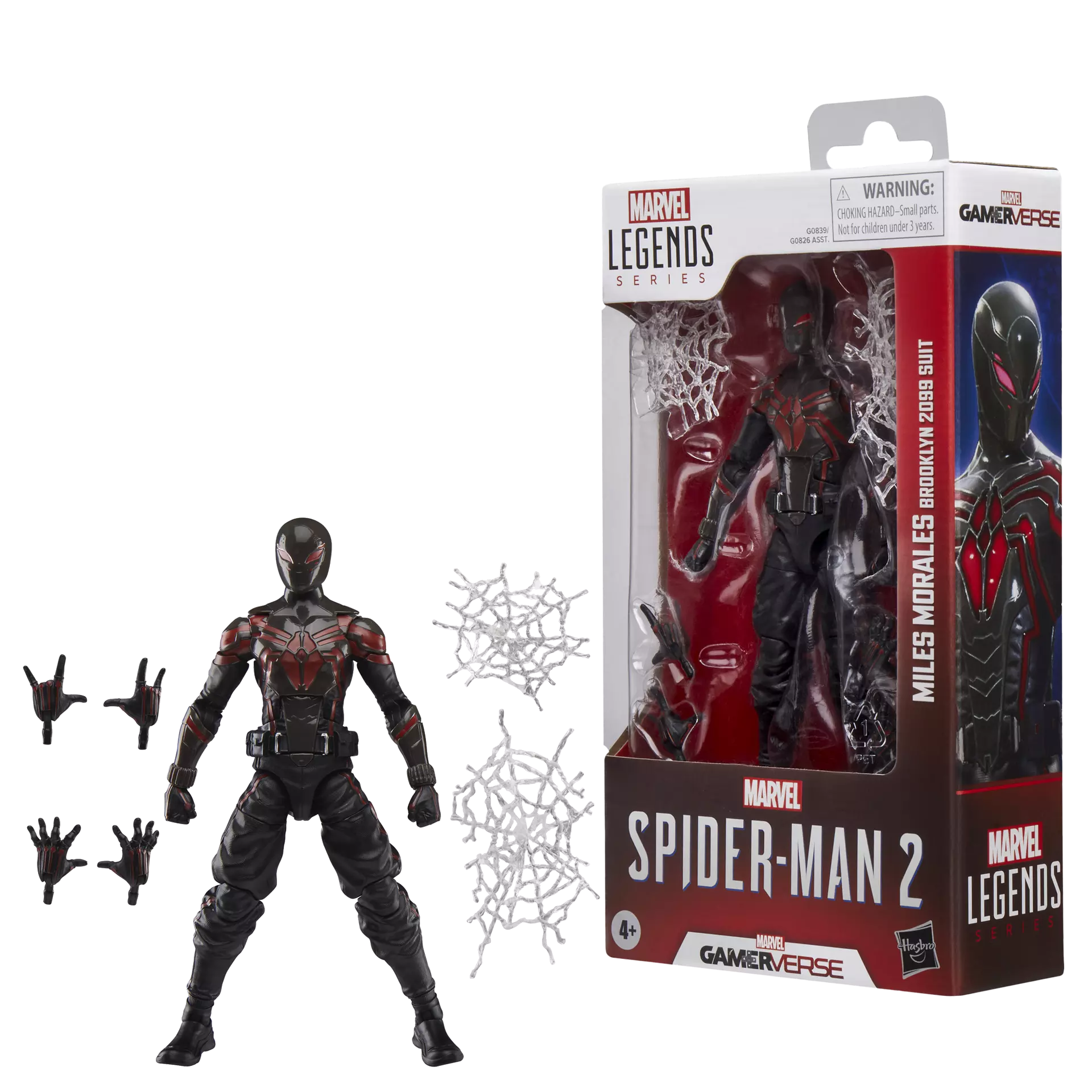 Hasbro Marvel Legends Gamerverse 6-Inch Miles Morales in Brooklyn 2099 Suit Action Figure