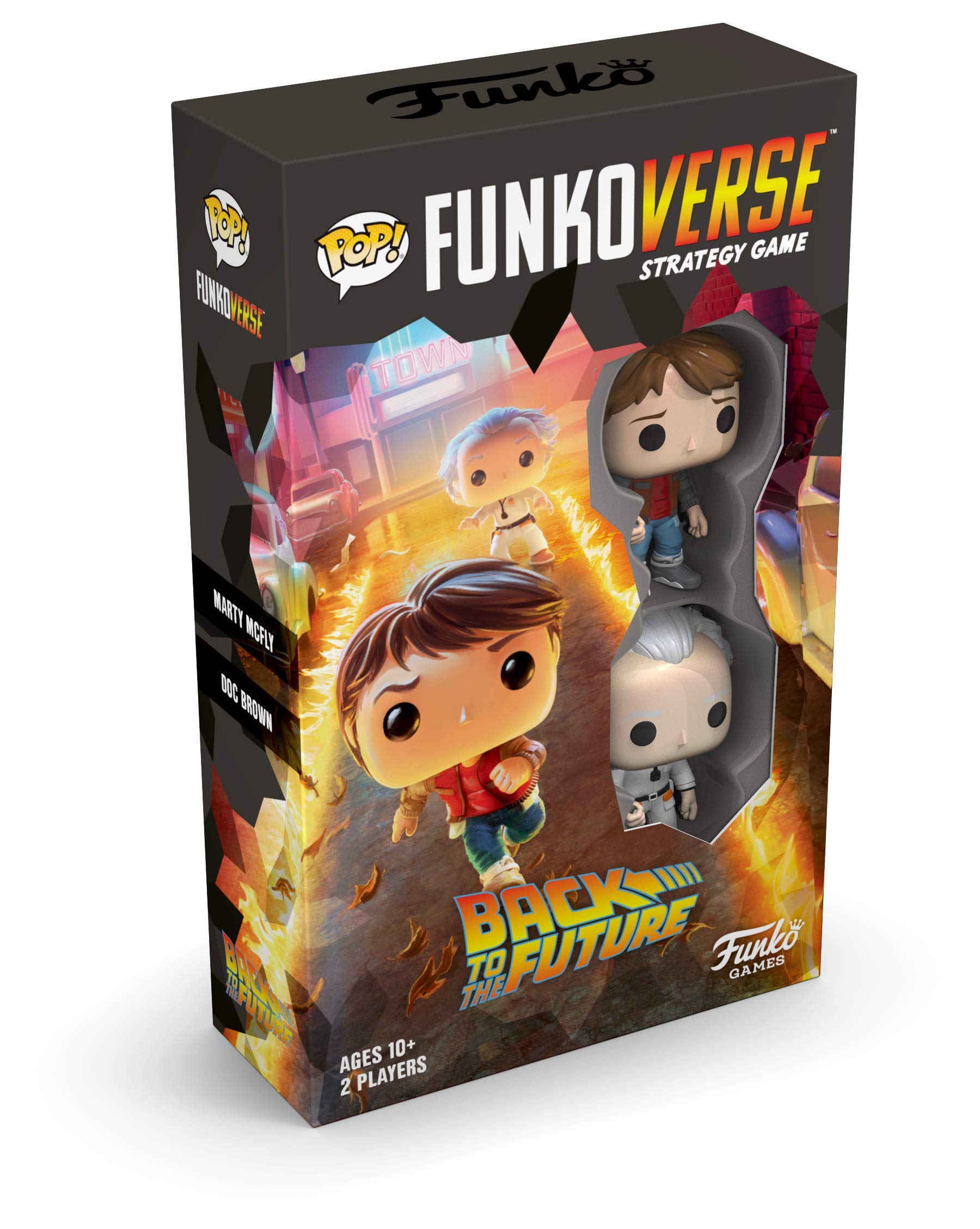 Funkoverse Back to the Future Strategy Board Game Bundle - 2 Pack Set