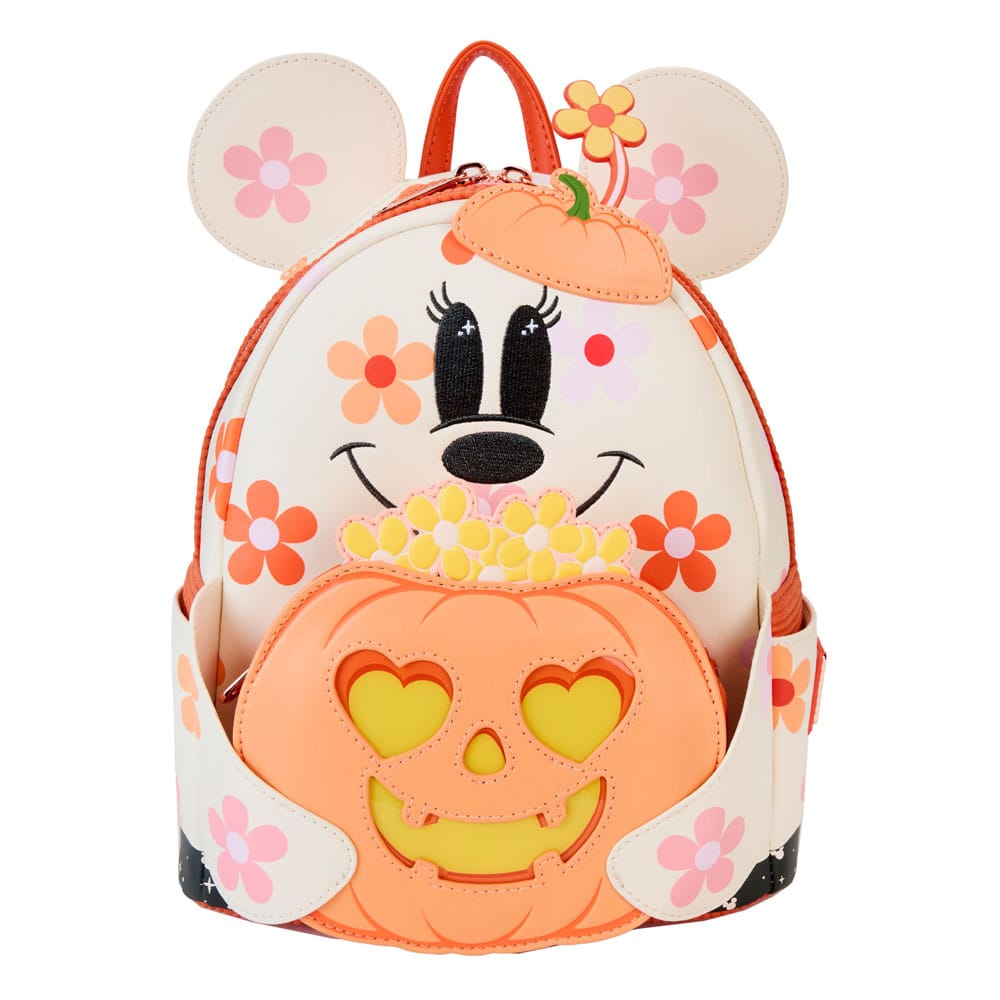 Loungefly Disney Halloween-themed Mini Backpack Featuring Glow-in-the-Dark Minnie