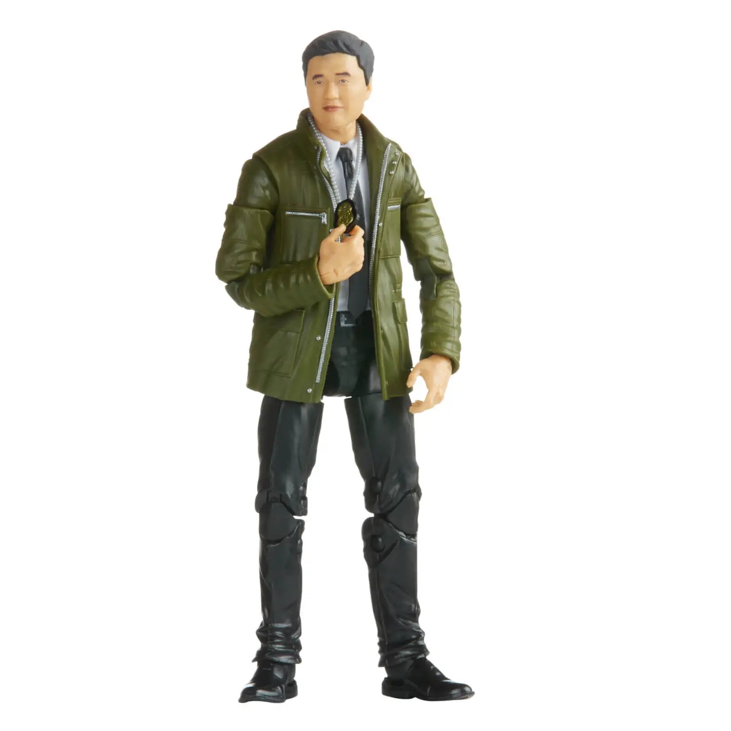 Hasbro 6-Inch Marvel Legends Series Agent Jimmy Woo Action Figure with Khonshu BAF Piece