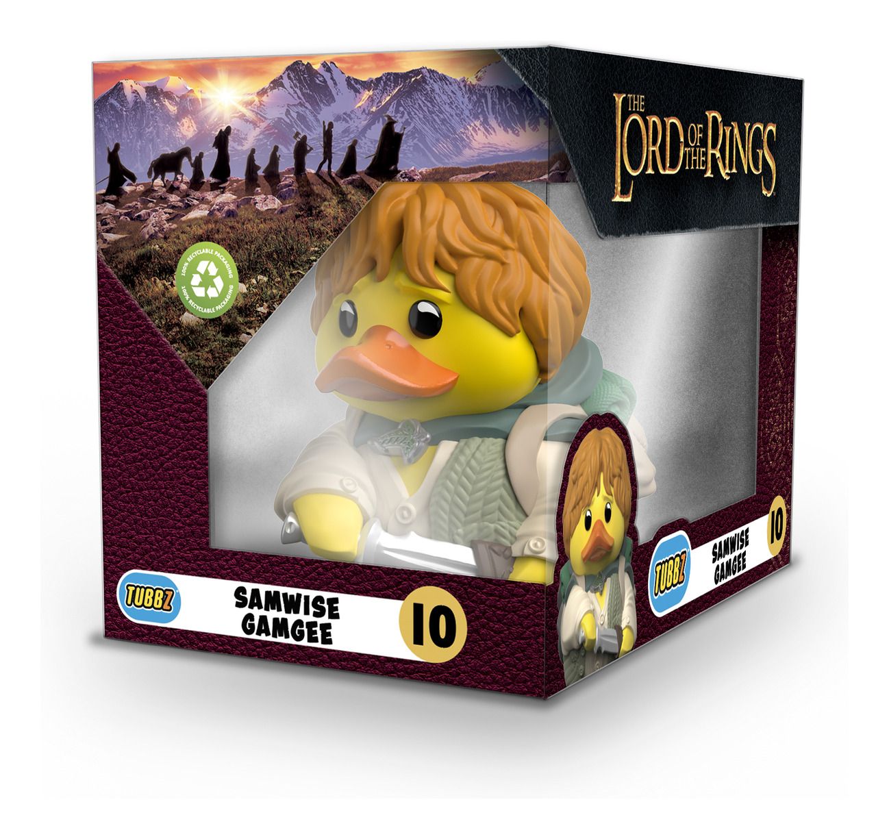 Collectible Lord of the Rings Samwise Gamgee Boxed Tubbz Duck Figure
