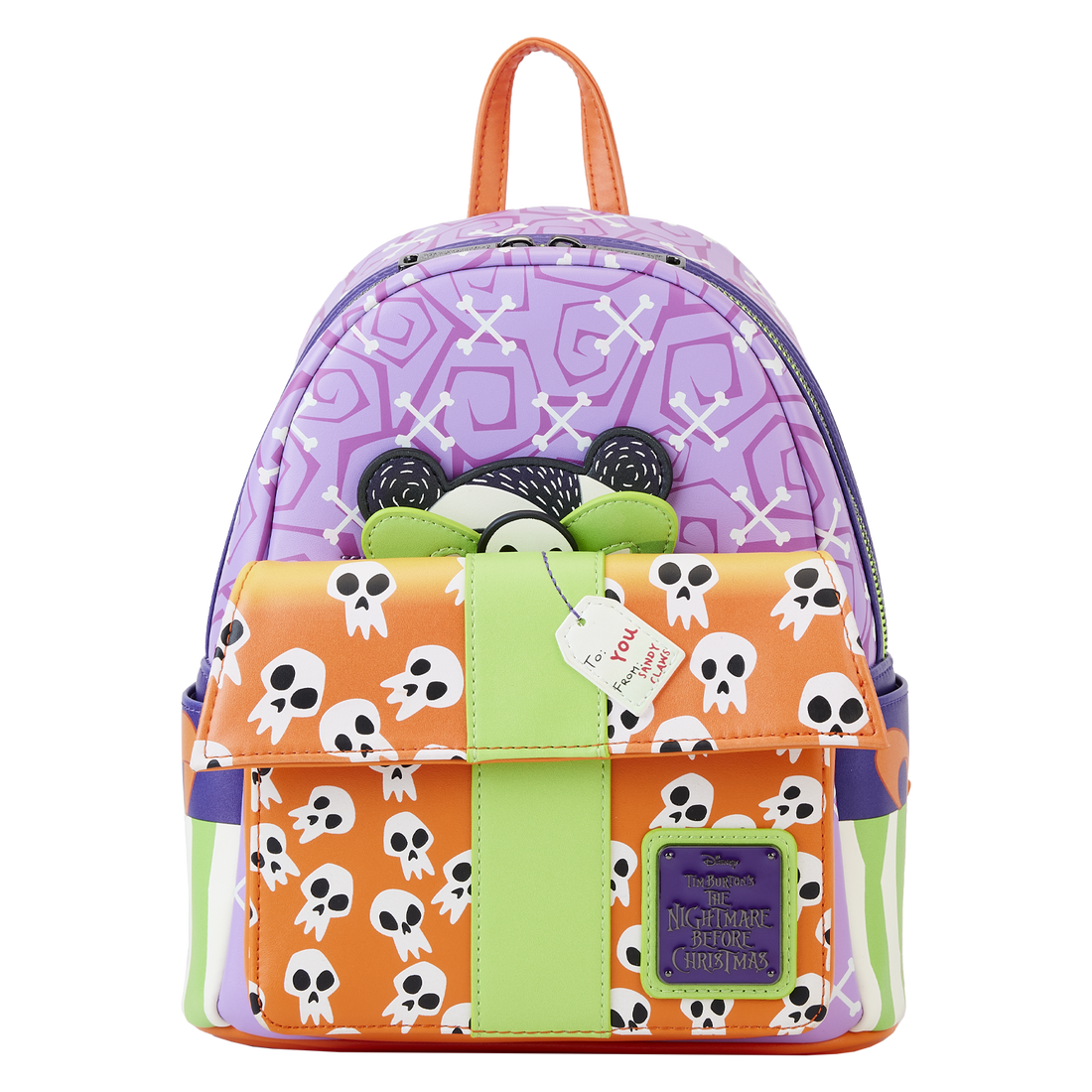 Loungefly Disney The Nightmare Before Christmas Glow-in-Dark Scary Teddy Mini Backpack