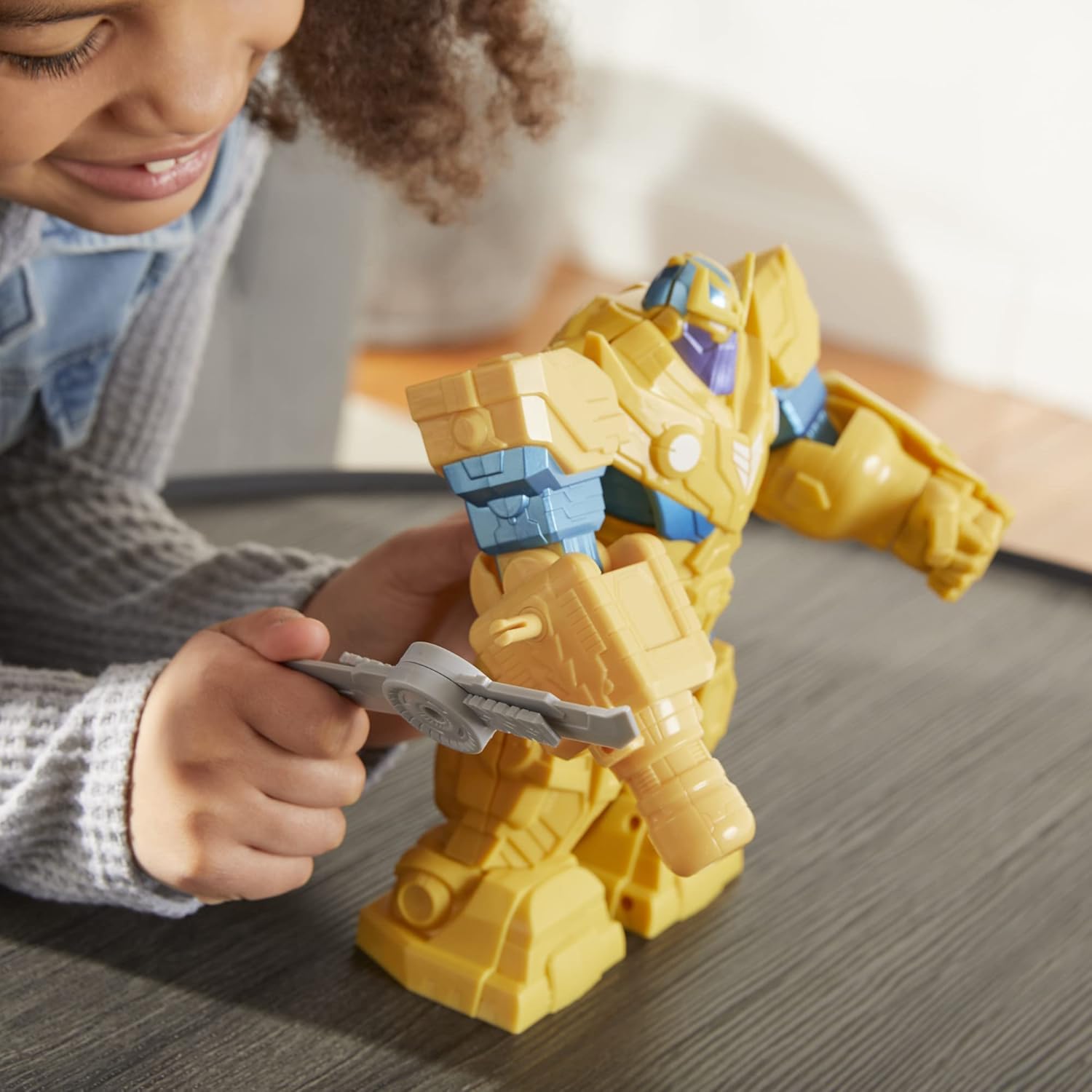 Marvel Avengers Mech Strike Collection: 9-Inch Infinity Mech Suit Thanos Action Figure Toy