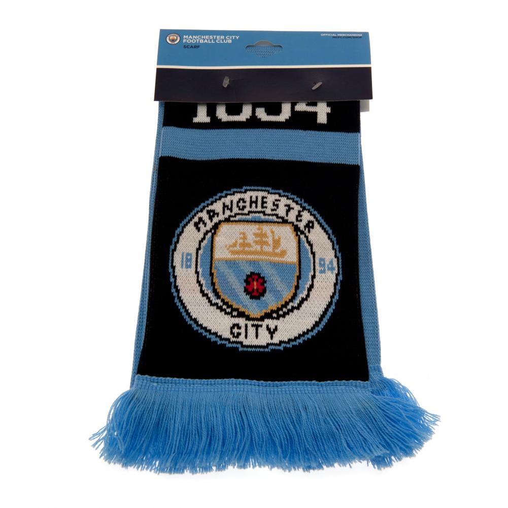 Manchester City Football Club Knitted Scarf for Supporters
