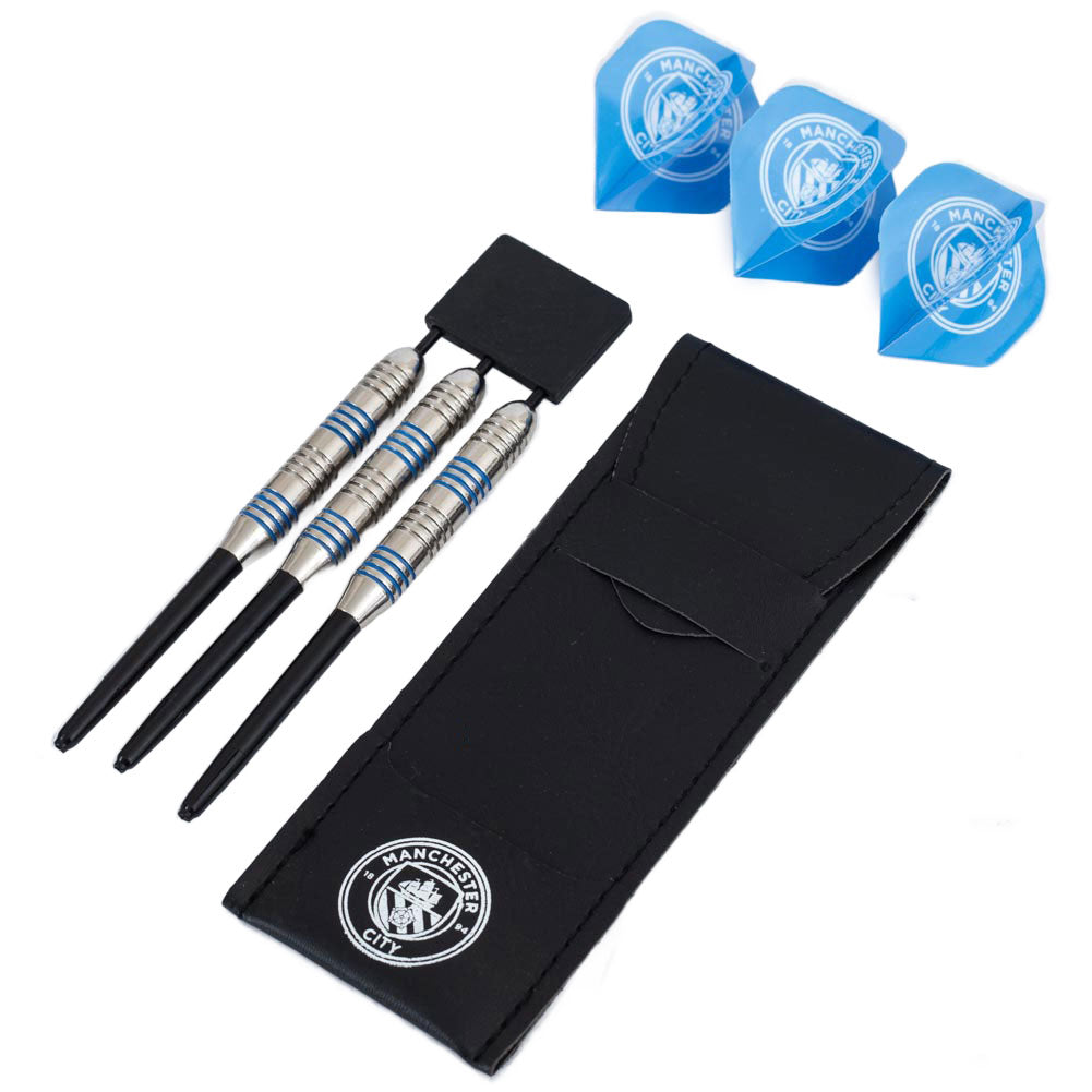 Manchester City Professional Darts Game Set for Dart Enthusiasts