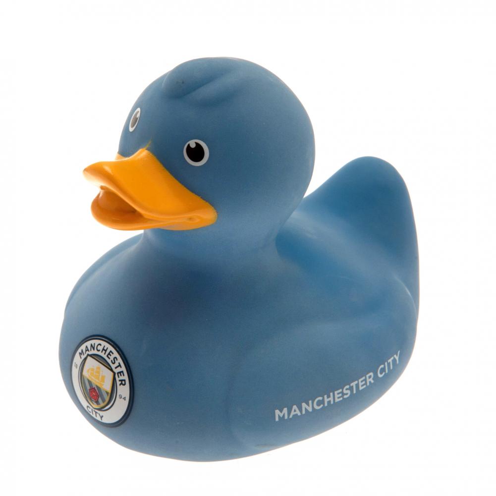 Manchester City Football Club Rubber Bath Time Duck Toy