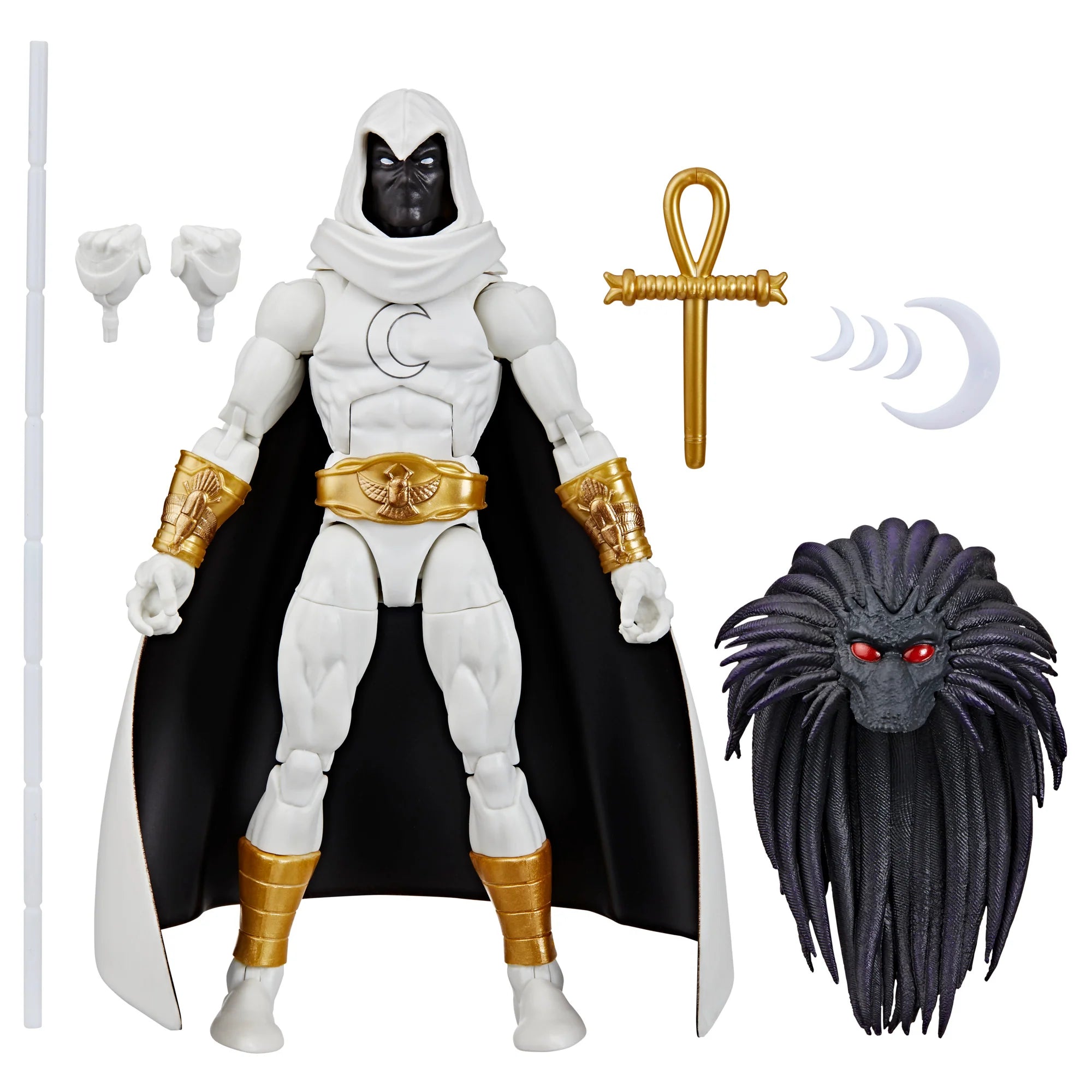Marvel Legends Series 6-Inch Scale Collectible Strange Tales Moon Knight Action Figure for Fans and Collectors