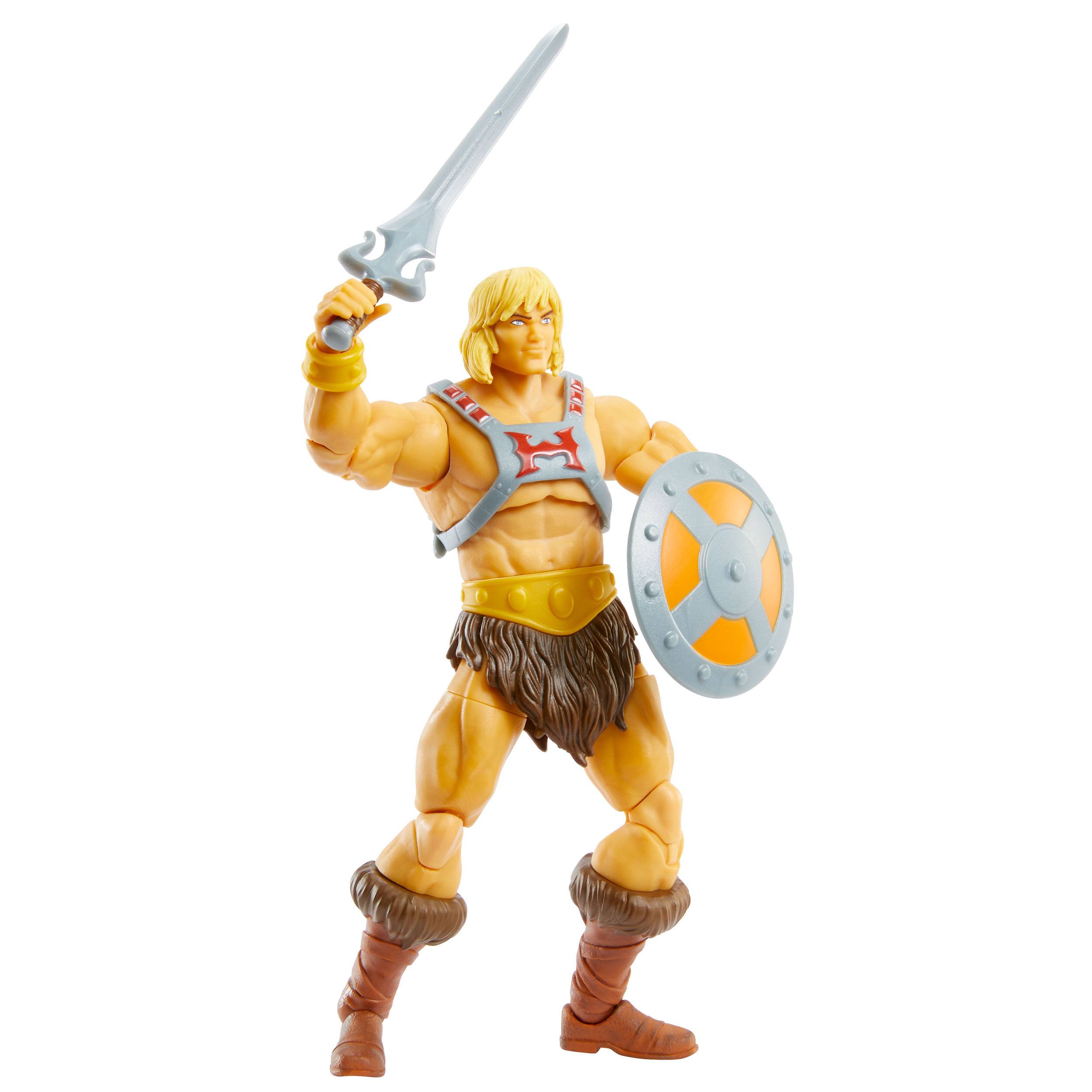 Highly Poseable Masters of the Universe Revelation He - Man Action Figure Set
