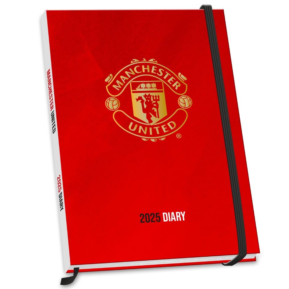 2025 Manchester United Football Club Official A5 Diary for Weekly Viewing
