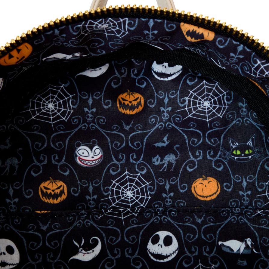 Loungefly Disney's Tim Burton's Nightmare Before Christmas Mayor Cosplay Inspired Mini Backpack for Halloween Enthusiasts