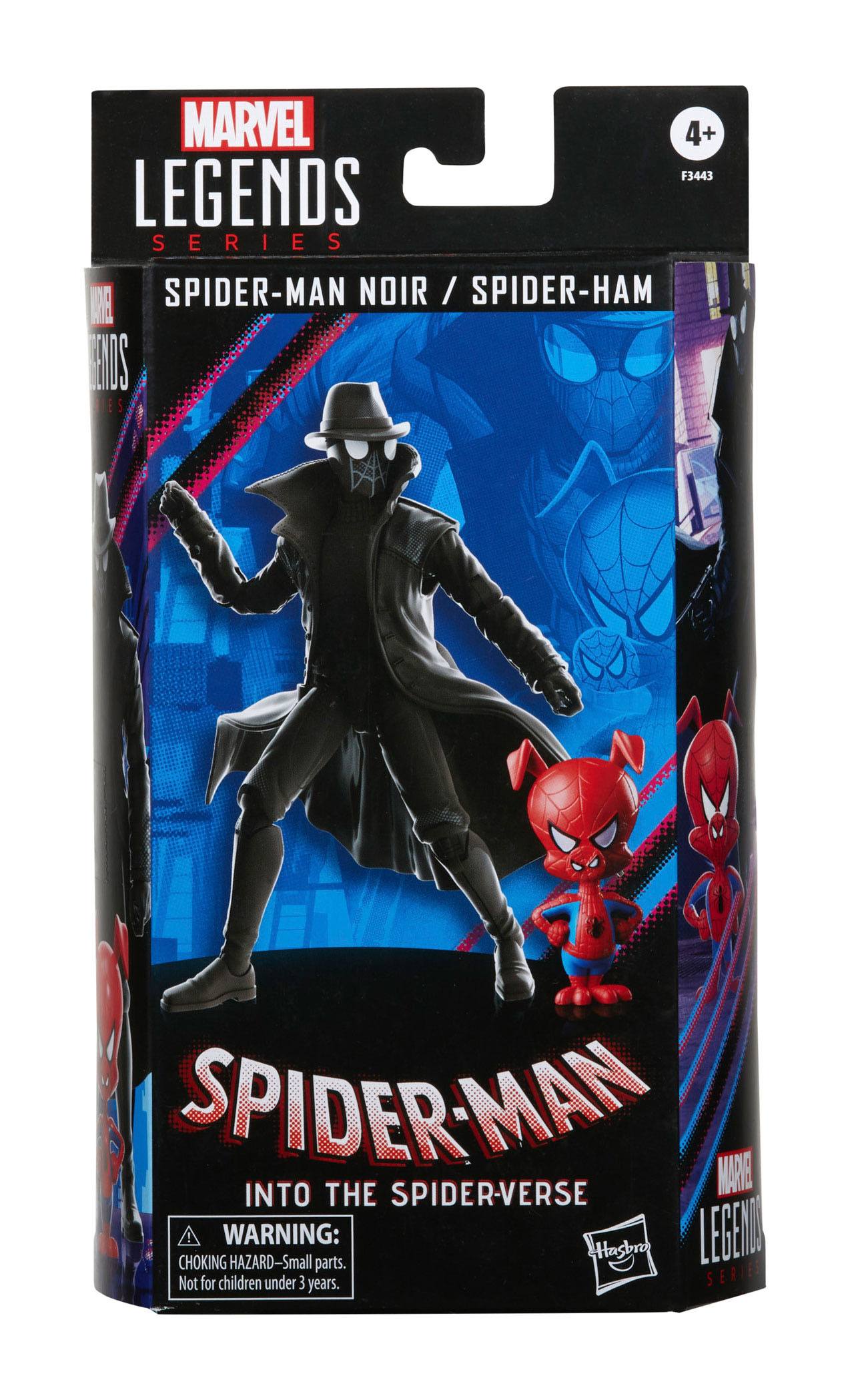 Hasbro Marvel Legends Series 60th Anniversary Collectible 2-Pack of 6-Inch Scale Spider-Man Noir and Spider-Ham Action Figures