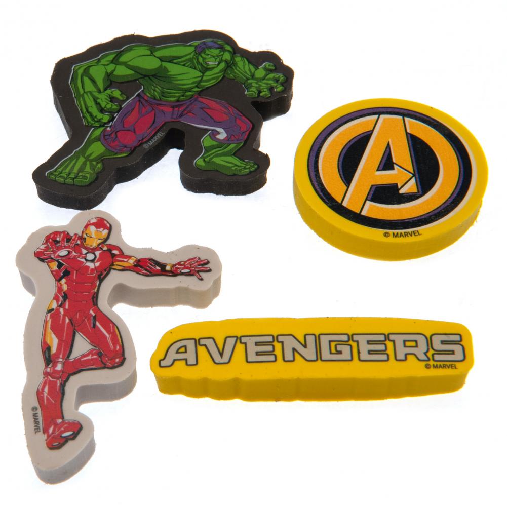 Fantastic Set of 4 Marvel Comics Themed Erasers