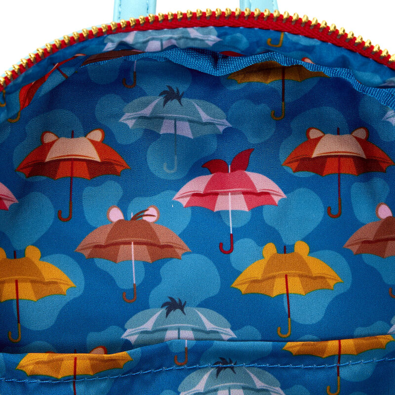 Loungefly Brand Mini Backpack Inspired by Disney's Winnie the Pooh and Friends on a Rainy Day