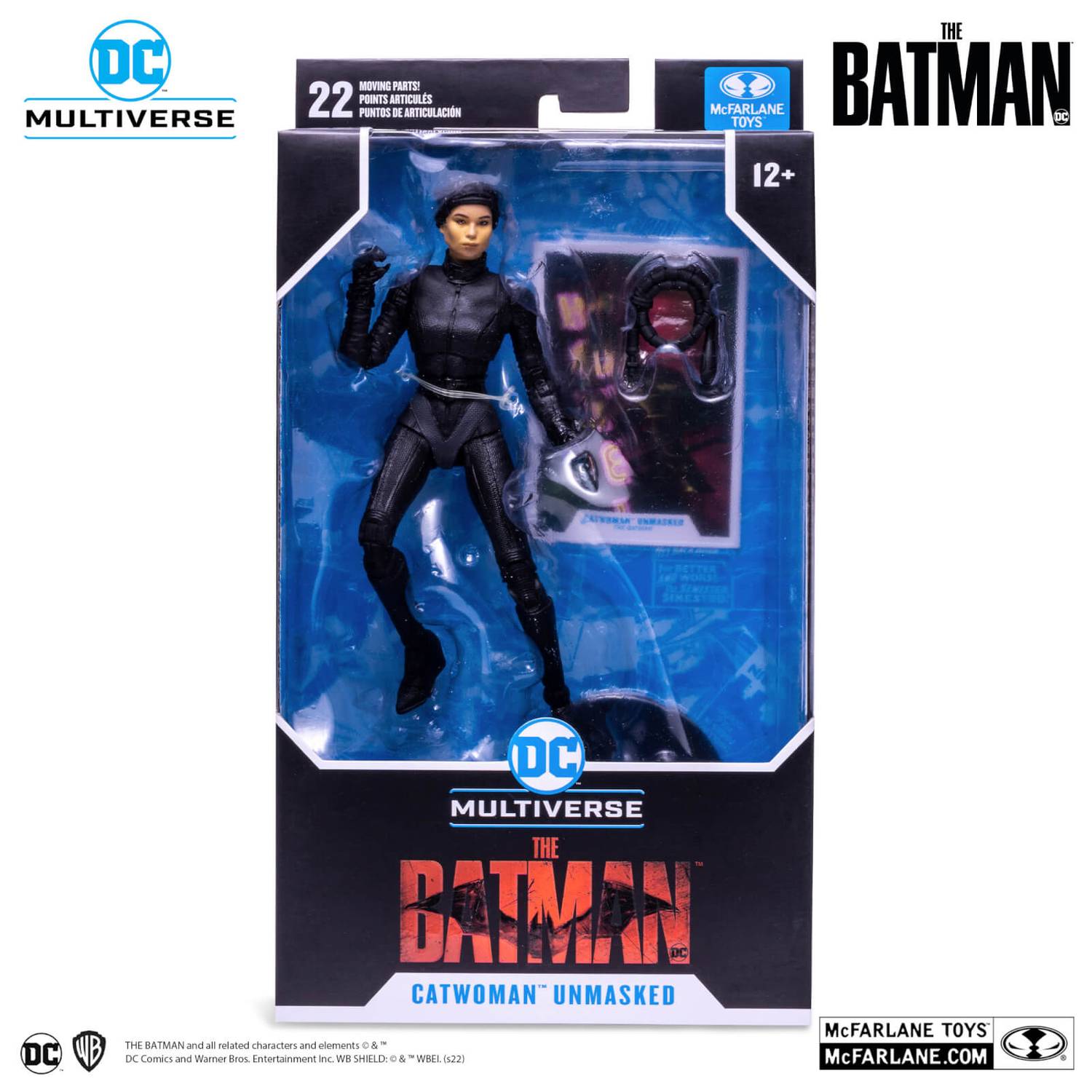 McFarlane 7-Inch Scale Highly Detailed Action Figure of Unmasked Catwoman from DC Comics' The Batman Movie