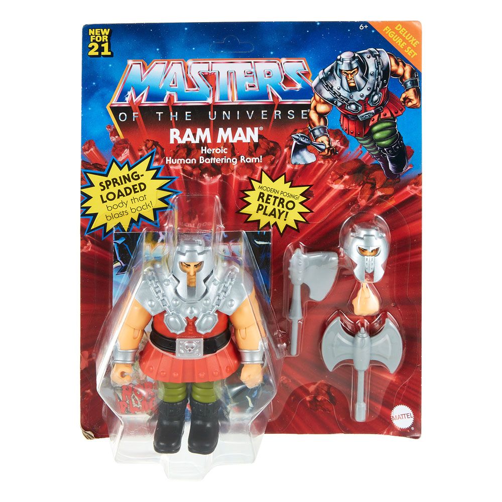 Deluxe Masters of the Universe Origins Ram Man Highly Articulated Action Figure