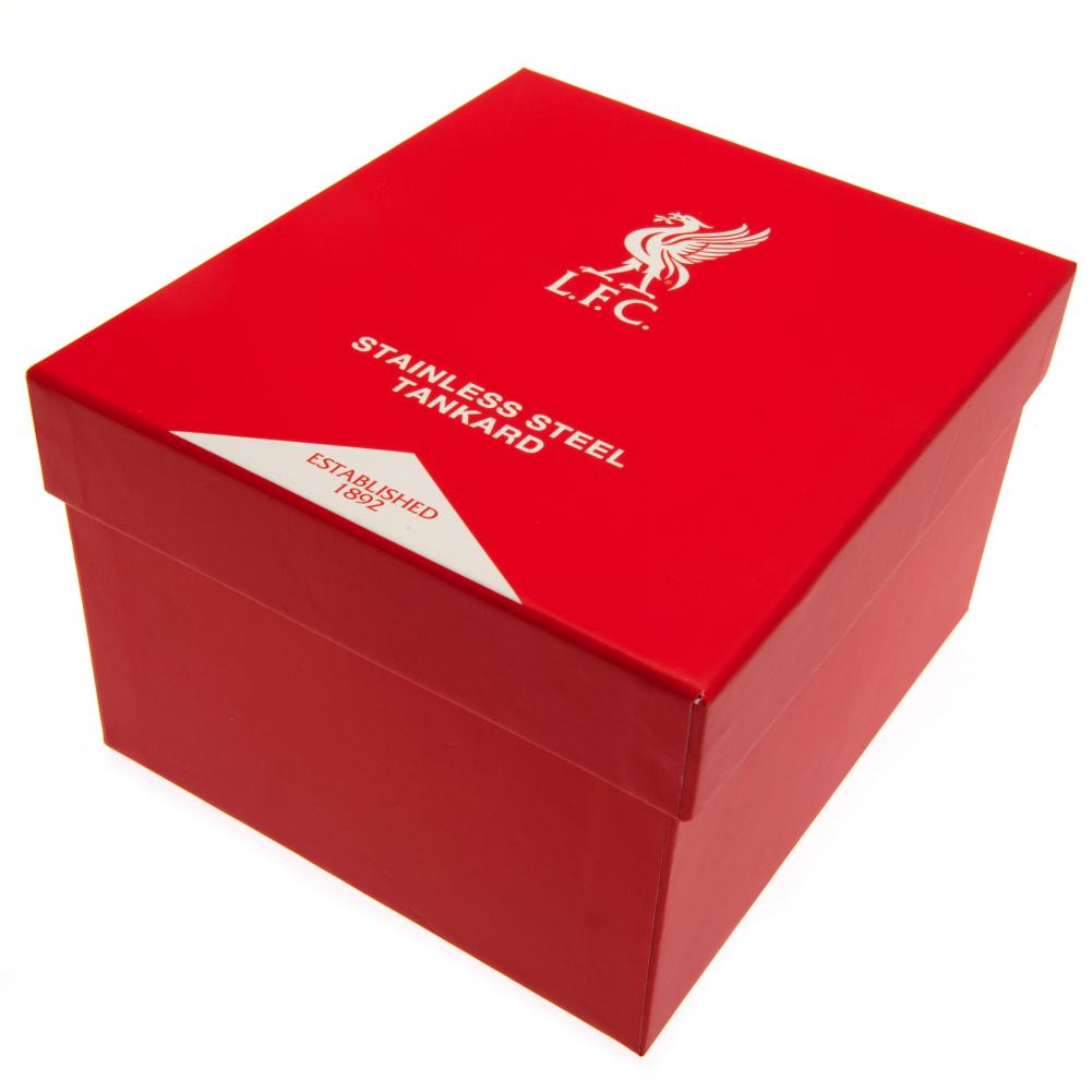 High - Quality Stainless Steel Liverpool FC Crest Tankard