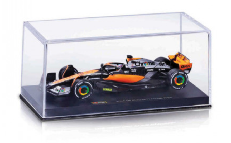 1:43 Scale Official Diecast Model of Formula 1 McLaren MCL60 Driven by Lando Norris with Helmet