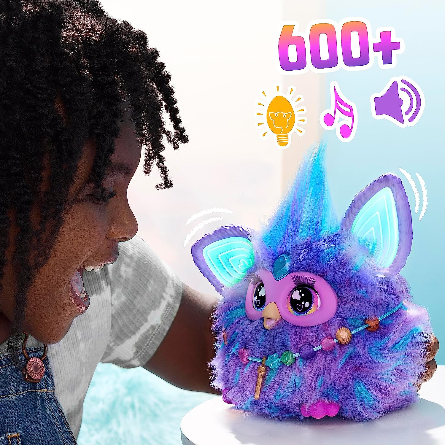 Purple Interactive Electronic Furby Pet Toy - A Fun and Engaging Companion for Kids