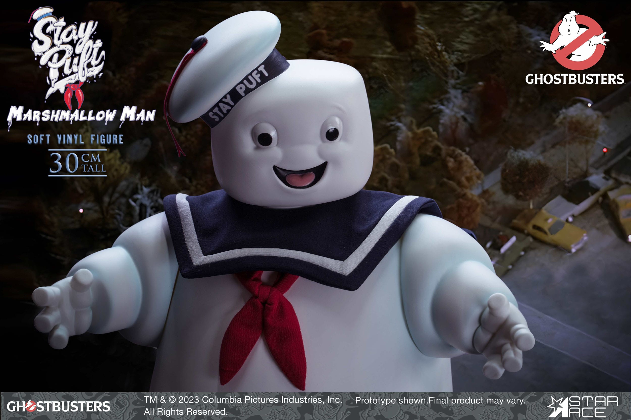 Deluxe Edition Soft Vinyl Collectible Statue of Ghostbusters' Stay Puft Marshmallow Man