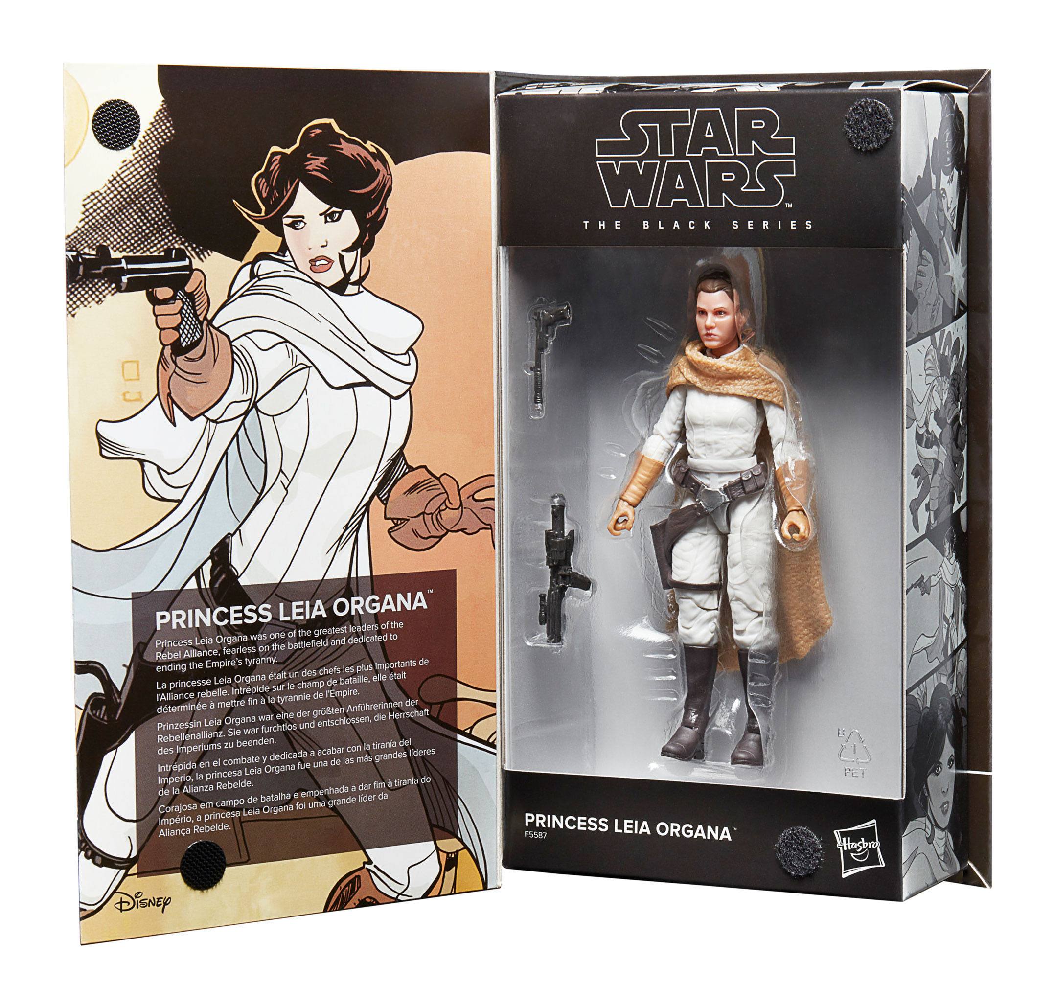 Hasbro Star Wars The Black Series Highly Detailed 6-Inch Princess Leia Organa Collectible Action Figure