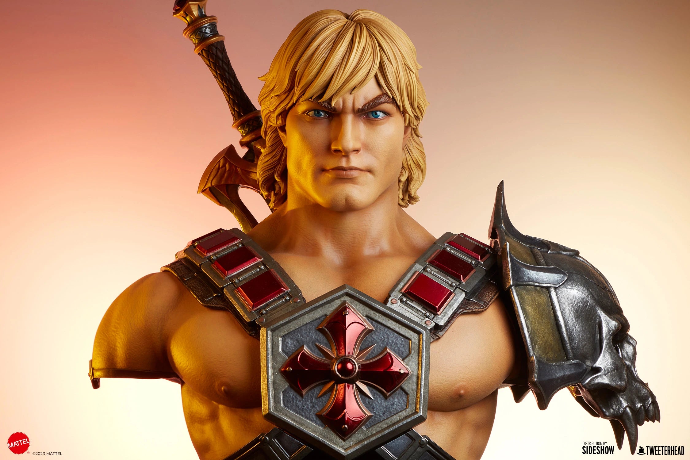 Limited Edition of 500 - Masters of the Universe Legends He-Man Life-Size Statue Bust