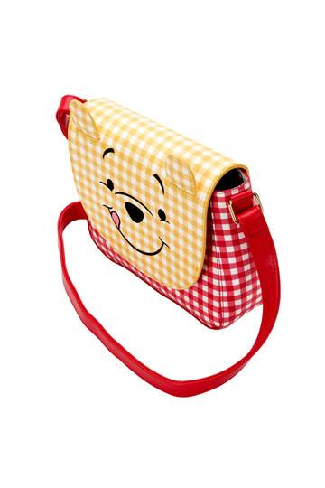 Loungefly Disney's Adorable Winnie The Pooh Gingham-Patterned Crossbody Shoulder Bag for Fashion Lovers