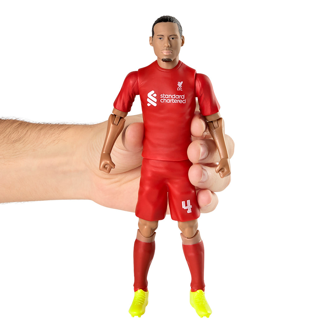 20cm Tall Liverpool's Virgil Van Dijk No.4 Action Figure with Football