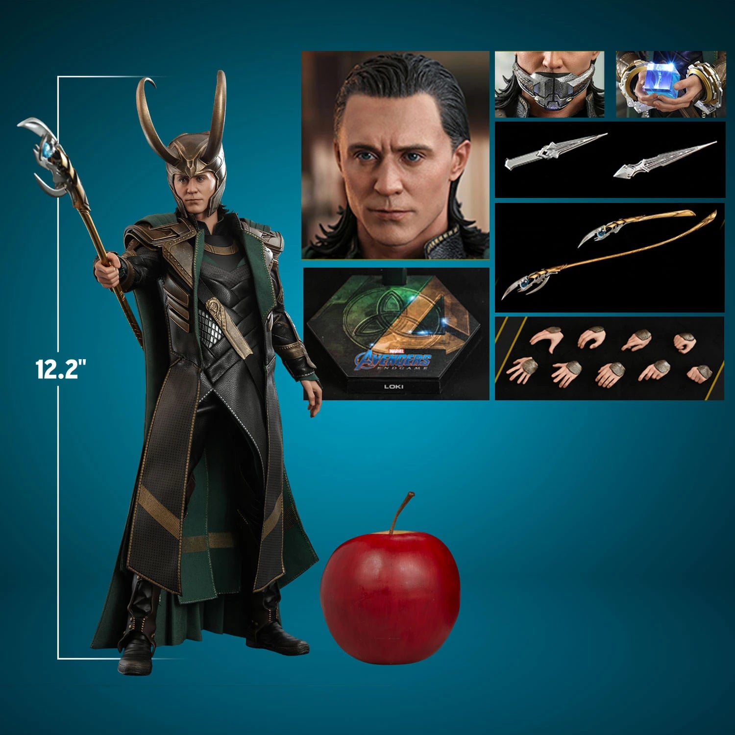 Hot Toys Highly Detailed 1/6th Scale Collectible Figure of Loki from Avengers Endgame