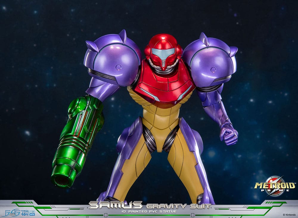 First4Figures Standard Edition PVC Statue of Samus in Metroid Prime Gravity Suit