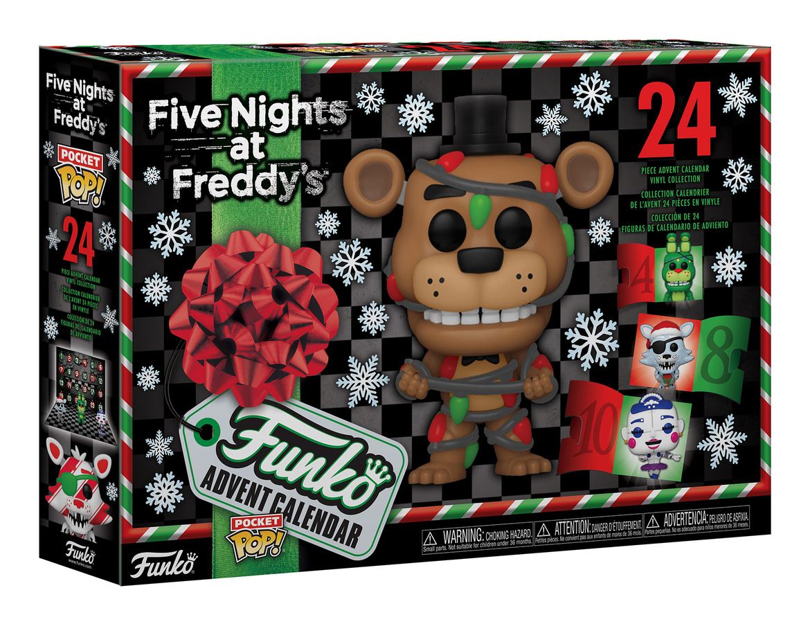 Funko Five Nights at Freddy's 24-Day Advent Calendar with Unique Pocket Pops