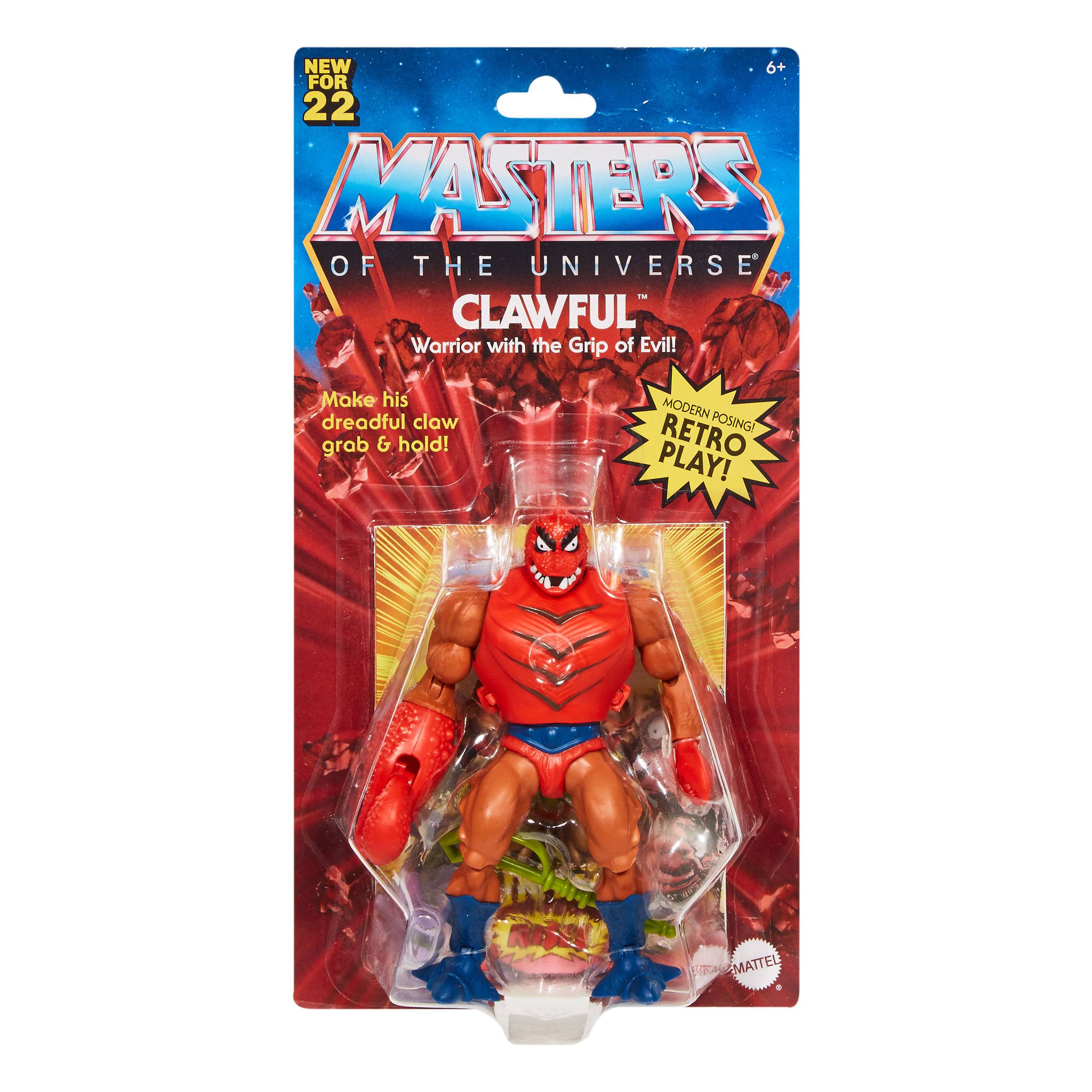 Highly Articulated Masters of the Universe Origins Clawful Action Figure